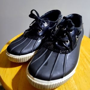 Michael Kors Duck Rain shoes, black, size 8